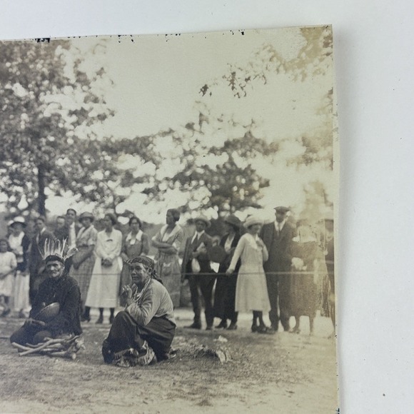 Herbert Bisco Early 1900s Native American Ceremony Powwow Photos 5x7 Ephemera - Picture 10 of 11